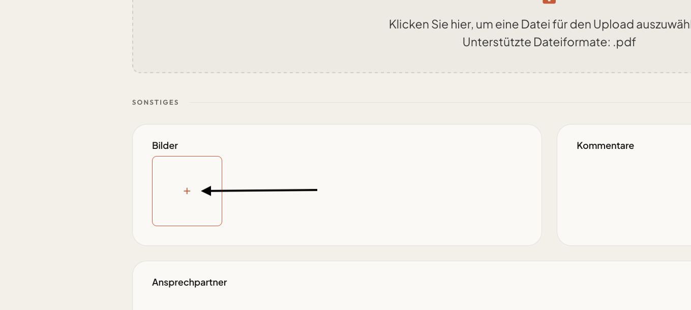 Bilder hochladen