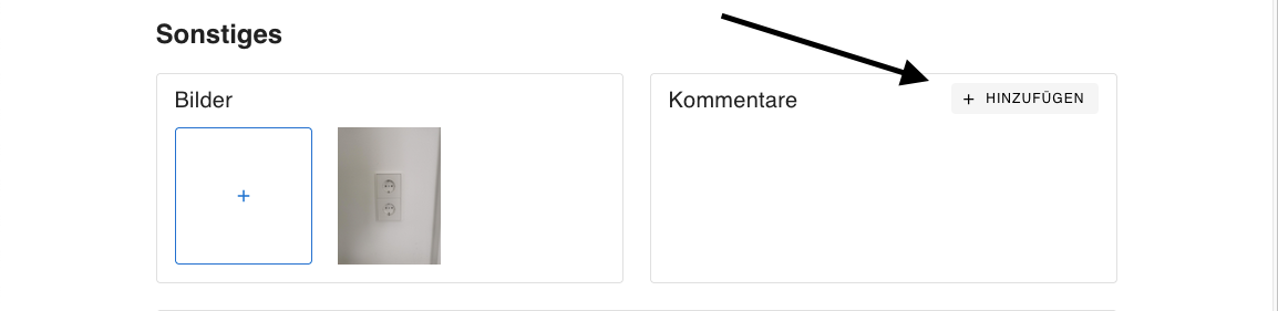 Kommentare hinzufügen